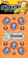 Zombie Dr. Stinky Scratch -N-Sniff Stickers (2 sheets)