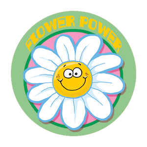 Flower Power Dr. Stinky Scratch -N-Sniff Stickers (2 sheets)