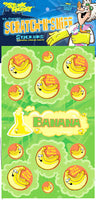 Banana Dr. Stinky Scratch-N-Sniff Stickers (2 sheets)