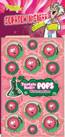 Tootsie Roll Pop Watermelon Dr. Stinky Scratch-N-Sniff Stickers *NEW!