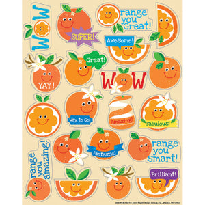 Orange Scented Stickers (80 stickers)