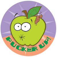Sour Apple Dr. Stinky Scratch-N-Sniff Stickers (2 sheets)