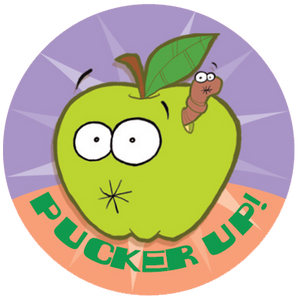 Sour Apple Dr. Stinky Scratch-N-Sniff Stickers (2 sheets)