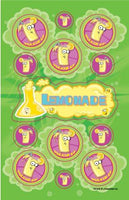 Lemonade Dr. Stinky Scratch -N-Sniff Stickers (2 sheets)