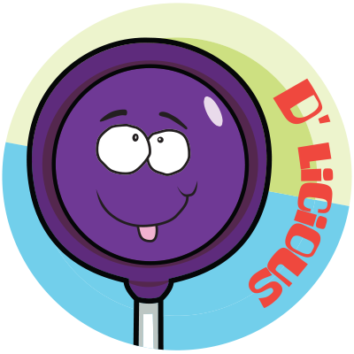 Tootsie Roll Pop Grape Dr. Stinky Scratch-N-Sniff Stickers *NEW!