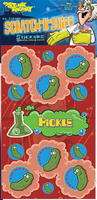 Pickle Dr. Stinky Scratch -N-Sniff Stickers (2 sheets)