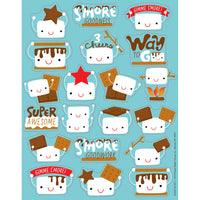 Marshmallow S'mores Scented Stickers (80 stickers)