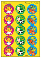 Fabulous Farm Scratch 'n Sniff Stickers (Honey Scent)