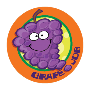 Grape Dr. Stinky Scratch-N-Sniff Stickers
