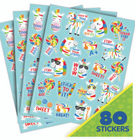 Zebra Lollipop Scented Stickers by Eureka